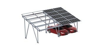 CL-1 BIPV Waterproof Solar Carport Mounting